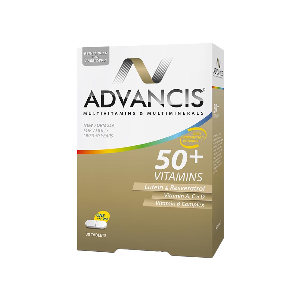 Advancis 50+ Multivitamins with Lutein | 30Tab