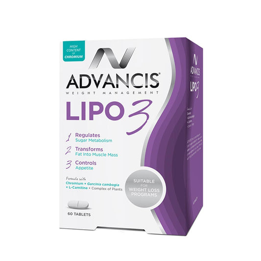 Advancis Lipo 3 weight management supplement 60 tablets