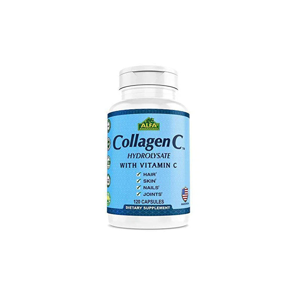 ALFA Collagen C hydrolysate 120 capsules dietary supplement 