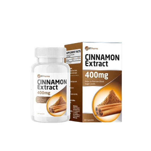 Bt Pharma Cinnamon Extract 400mg | 60Capsules