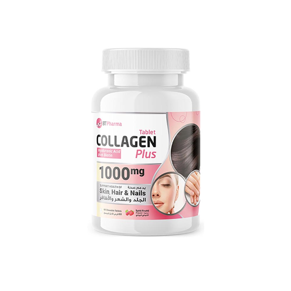 BT Pharma Collagen Plus 1000Mg | 120 Chew Tab