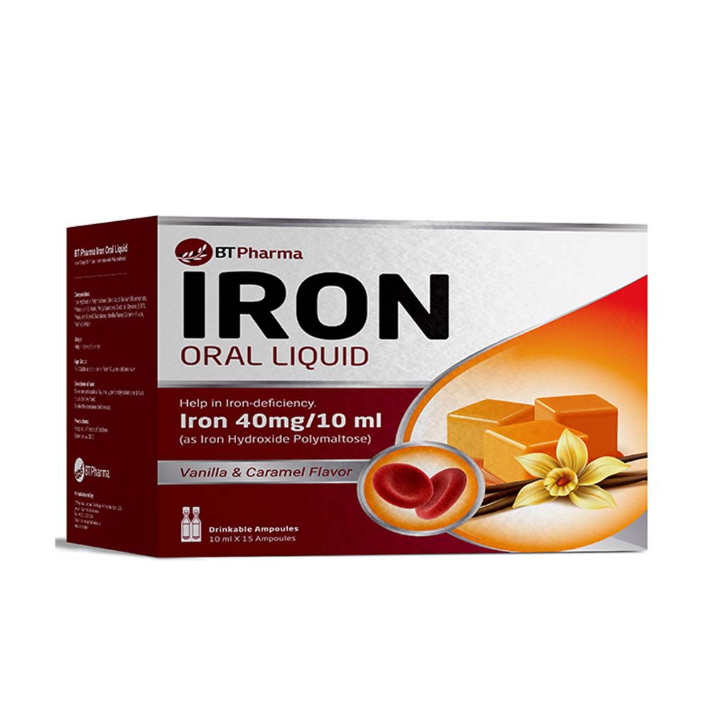 BT Pharma Iron Oral Liquid |10 Vials