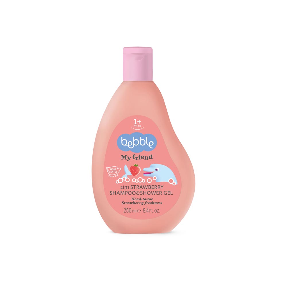 Bebble Strawberry Shampoo and Shower Gel