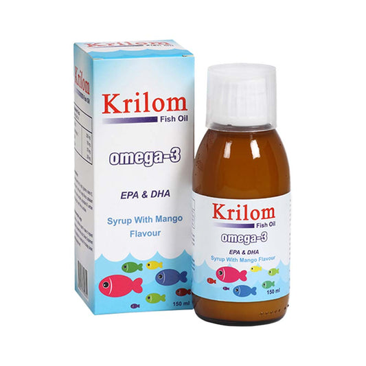 Krilom Omega-3 Syrup | Child Brain Support |150ml