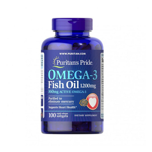 Puritan's Pride Omega-3 Fish Oil | 1200 Mg