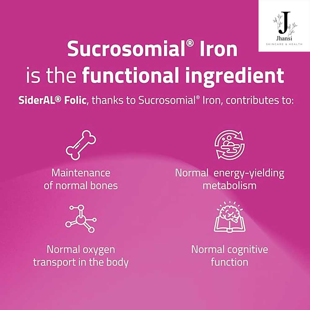 Sideral Folic Benefits iron supplement