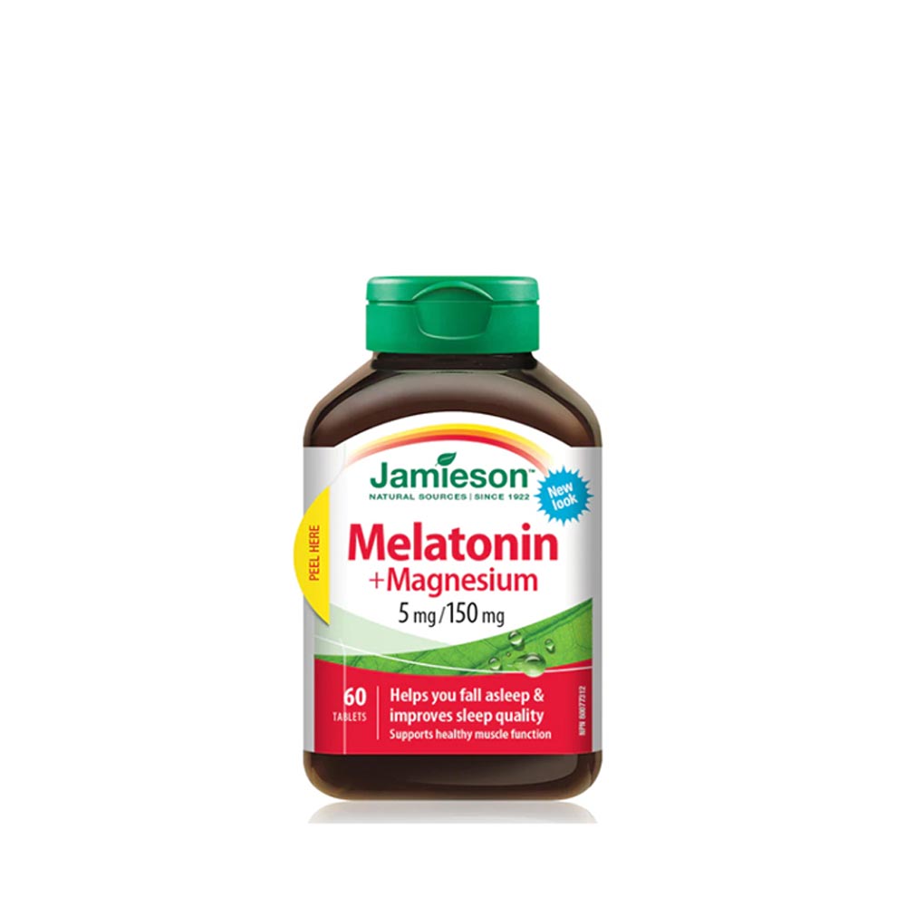 Jamieson Melatonin + Magnesium 5 mg/150 mg